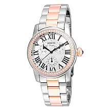 Relógio Feminino Angel, Invicta 21708, Prata e Ouro Rosa