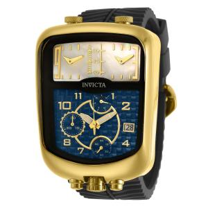 Relgio masculino calibre S1 Rally Swiss Ronda Z60 com mostrador em madreprola - 42 mm. Preto 29708