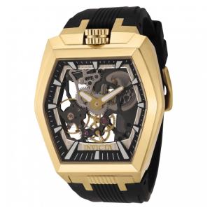 Relógio Masculino Invicta Akula Mecânico com Mostrador Esqueleto 48mm, Preto ZG44018