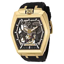 Relgio mecnico masculino Akula - 48 mm. Preto 44018