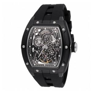 Relógio Masculino Invicta S1 Rally Automático com Mostrador Esqueleto 44mm Preto 49018