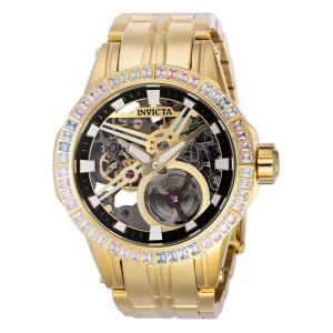 Relógio Masculino Mecânico Objet D Art, Invicta 40118, Dourado