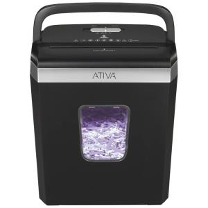 Fragmentadora de Papel 6 Folhas com Corte Transversal, 110V, ATIVA A06CC19, Preto