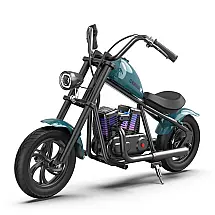 Moto Elétrica Infantil a Bateria 24V 160W com 3 Velocidades, Atinge até 16 KM, H, HYPER GOGO, Azul