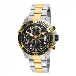 Relógio Masculino Pro Diver, Invicta 22418, Prata, Dourado e Preto