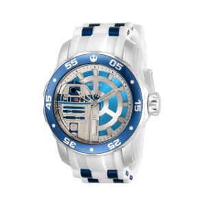 Relgio masculino de caixa aberta Star Wars R2-D2 - 48 mm. Azul. Branco AIC-32518