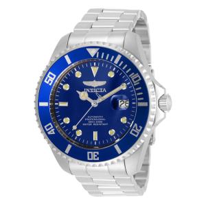 Relógio Masculino Automático Pro Diver, Invicta ZG 35718, Prata e Azul