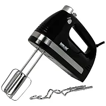 Batedeira de Mão Elétrica com 5 Velocidades e Acessórios em Aço Inoxidável, 250W, 110v, BETTER CHEF IM 821BK, Preto