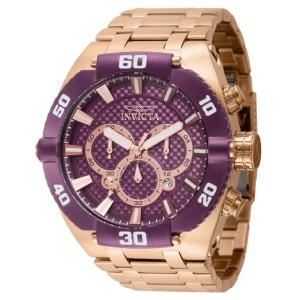 Relgio Masculino das Foras da Coalizo - 50mm. Luz roxa. Ouro Rosa 40918