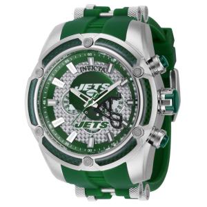 Relgio NFL New York Jets Masculino - 52mm. Ao. Verde 41918