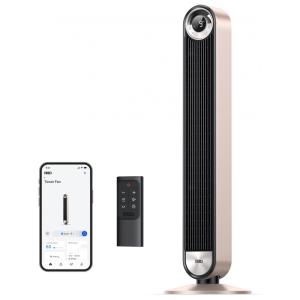 Ventilador de Torre Sem Lâminas com Oscilação de 90º, 9 Velocidades, Silencioso, Temporizador de 12H, Display LED, Controle Remoto