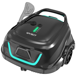 Aspirador de Piscina Robótico sem Fio WYBOT A1, Limpeza Automática com 120 Minutos de Autonomia, Filtros Duplos, Indicador LED.