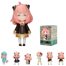 Blind Box,Mini Bonecos da Série Espiã Familiar Vida Diária da POP MART - Embalagem Surpresa com Miniaturas de Ação Aleatórias - Coleção de