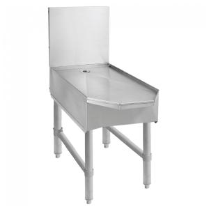 Suporte Advance Tabco SCFD-18 em aço inox para máquina de bebidas congeladas, 46 x 71 cm