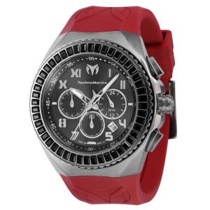 Relgio masculino TechnoMarine Manta - 48 mm. Borgonha TM-221028