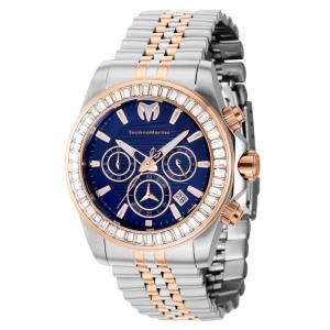 Relógio Masculino TechnoMarine Manta Ray - 42mm. Aço. Ouro Rosa TM-222028