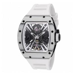 Relógio Masculino Invicta S1 Rally Vortex Automático com Mostrador Esqueleto 41mm, Branco 49028