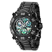 Relgio feminino Gladiator com mostrador de abalone - 43,2 mm. Preto 41128