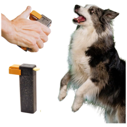 Distribuidor de Petisco Recompensador de Treinamento para Cães, TRAINNTREAT, Preto