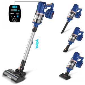 UMLo Aspirador de Pó sem Fio Potente 265W 25 kpa até 60 Min de Ação, 110V, Azul