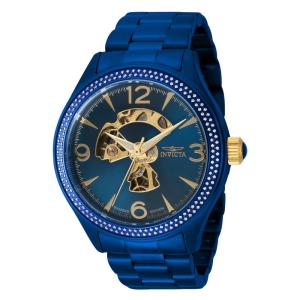 Relógio Masculino Mecânico Specialty 0,76 quilates com Diamante, Invicta 38528, Azul