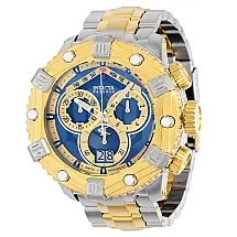 Relógio Masculino Reserve Huracan, Invicta 36628, Prata, Dourado e Azul