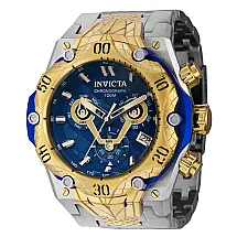 Relgio masculino Venom Swiss Ronda Z60 calibre - 54 mm. Ao. Ouro 37628