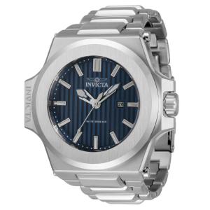 Relógio Masculino de Quartzo Akula, Invicta 34728, Prata e Azul