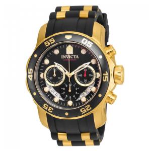Relógio Masculino Pro Diver SCUBA, Invicta 21928, Preto e Dourado