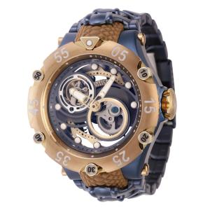 Relgio Masculino Reserva Venom Cobra Automtico - 54mm. Azul escuro. Cqui 43928