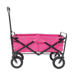 Carrinho Dobrável para Camping e Jardim, Capacidade 70kg, MAC SPORTS, Rosa