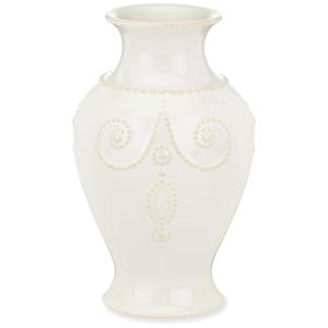 Vaso de 20 cm em Cerâmica Stoneware, Lenox French Perle, Branco