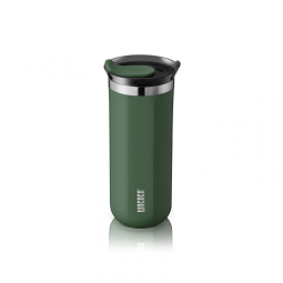 Copo para Café 435 mL Isolado a Vácuo Aço Inox Duplo com Tampa, WACACO Octaroma, Verde