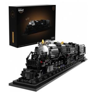 Kit de Construção Locomotiva a Vapor Articulada com 1818 Peças, Nifeliz, Preto