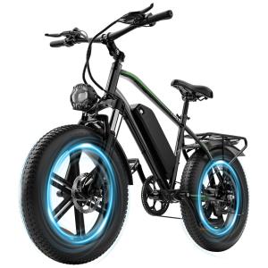 Bicicleta Elétrica para Adultos 1000W com Motor de Pico, Até 40km/h Bateria Removível de 48V15AH, Alcance de 61km, Bicicleta Elétrica