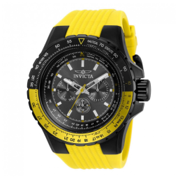 Relógio Masculino de Quartzo Aviator, Invicta 33038, Amarelo
