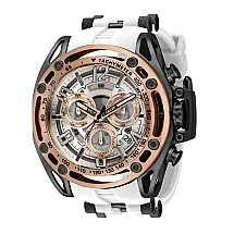 Relgio masculino calibre S1 Rally Swiss Ronda Z60 FE - 53 mm. Preto. Branco 39138