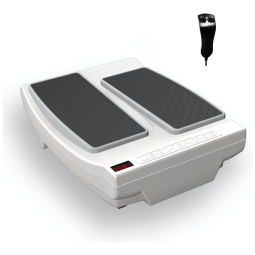 PRO Mini Simulador de Caminhada Motorizado para Idosos Ideal para Circulação das Pernas, LEGXERCISE, Branco