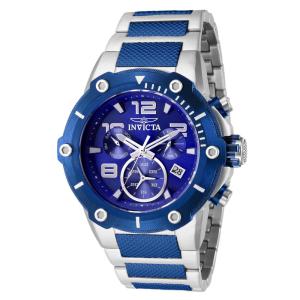 Relógio Masculino de Quartzo Speedway, Invicta 40238, Azul e Prata