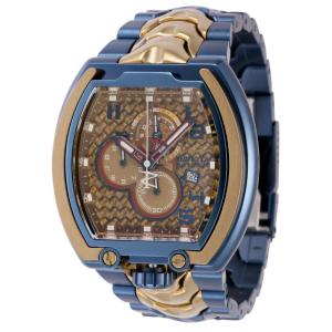 Relógio Masculino de Quartzo Reserve, Invicta 39438, Azul Escuro e Bege