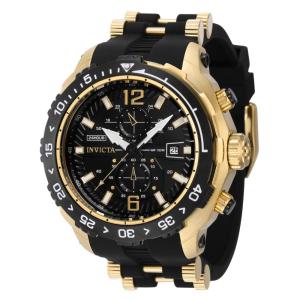 Relógio Masculino Aviator, Invicta 40538, Preto e Dourado