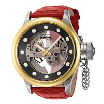 Relgio Pro Automtico Masculino - 52mm. Vermelho 44538