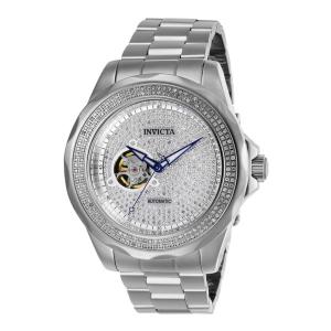 Relógio Masculino Automático Pro Diver 2,05 quilates com Diamante, Invicta 27738, Prata