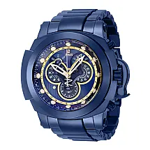 Relógio Masculino Reserve Jason Taylor com Mostrador Madrepérola, Invicta 39838, Azul Escuro
