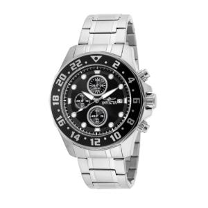 Relógio Masculino de Quartzo Specialty, Invicta 15938, Prata e Preto