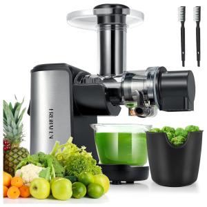 Centrífuga de Frutas, Aço Inoxidável, 150W, 110v, FREIHAFEN, Prateado