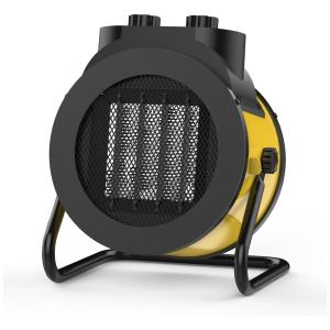 Aquecedor Elétrico Portátil de Cerâmica com 3 Modos e Proteção Contra Superaquecimento, 1500W 110V, AEscod, Amarelo