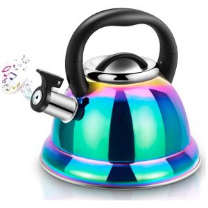 Chaleira de Chá 3.5L com Apito, Aço Inoxidável, WEFTNOM, Azul