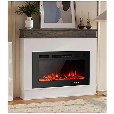 Lareira Elétrica Maxhonor 123x84cm 1500W