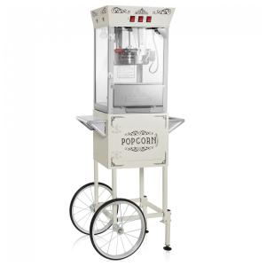 Pipoqueira Elétrica Vintage com Capacidade para 4L, Acessórios e 50 Sacos , 850W, OLDE MIDWAY, Creme